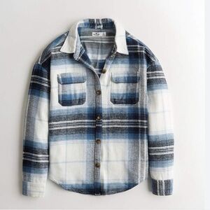 Hollister Boyfriend Fit flannel: Small